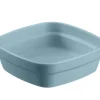 Ravier carré bleu ocean fibre végétale 11 cm Liliroc - SAINT ROMAIN Discount