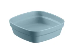 Ravier carré bleu ocean fibre végétale 11 cm Liliroc - SAINT ROMAIN Discount