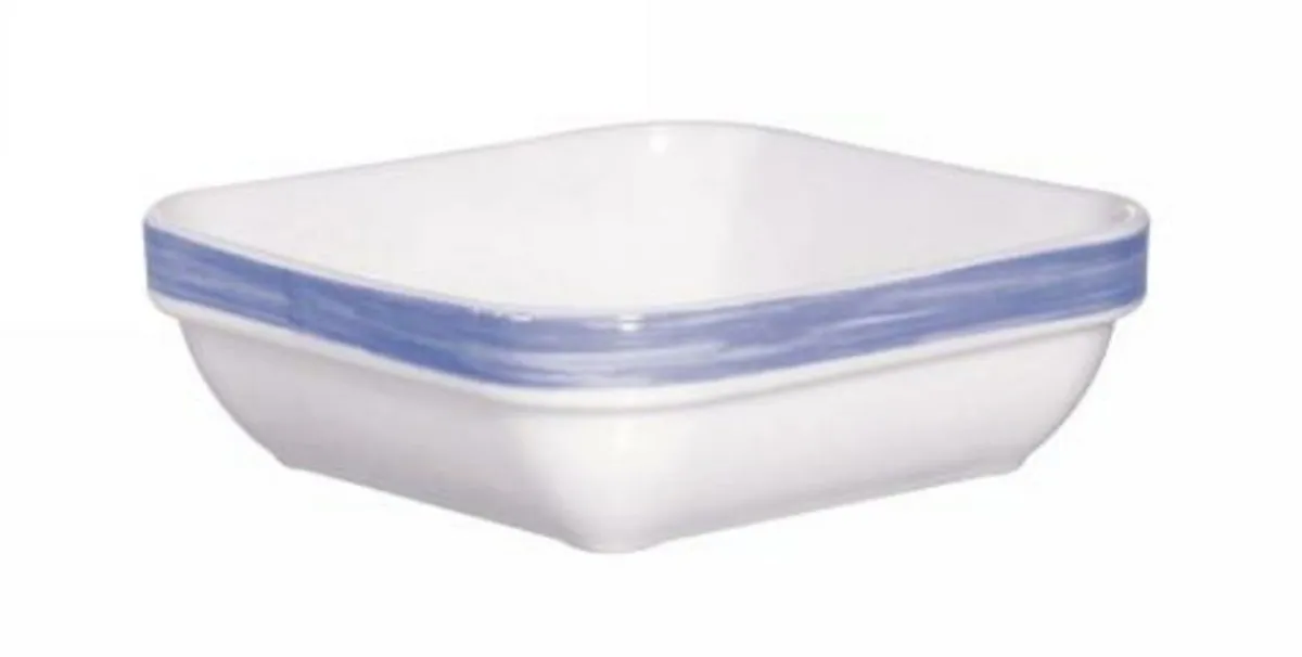 ARCOROC Ravier carré bleu verre opal 11 cm Brush Outlet