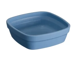 SAINT ROMAIN Ravier carré carré bleu fibre végétale 11 cm Lilitouch Discount