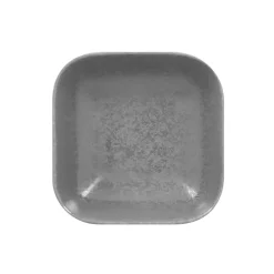 RAK Ravier carré gris porcelaine vitrifiée 11 cm Shale Best