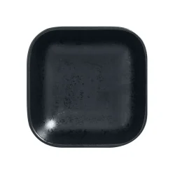 RAK Ravier carré noir porcelaine vitrifiée 15 cm Karbon Sale