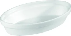 Ravier ovale blanc porcelaine culinaire 20 cm - PILLIVUYT Outlet