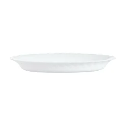ARCOROC Ravier ovale blanc verre opal 22 cm Trianon Discount