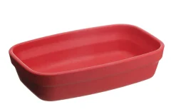 Ravier rectangle rectangulaire rouge fibre végétale 14,7 cm Lilitouch - SAINT ROMAIN New