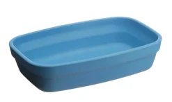 Ravier rectangle rectangulaire bleu fibre végétale 14,7 cm Lilitouch - SAINT ROMAIN New