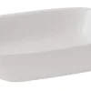 Aucune Ravier rectangulaire blanc porcelaine 14 cm Hotel Discount