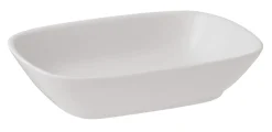 Aucune Ravier rectangulaire blanc porcelaine 14 cm Hotel Discount