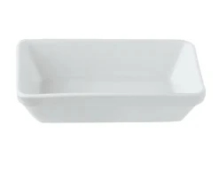 PRO.MUNDI Ravier rectangulaire blanc porcelaine 14,9 cm Online