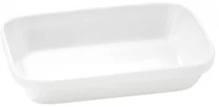 Ravier rectangulaire blanc porcelaine culinaire 19 cm Regithermie - enova New