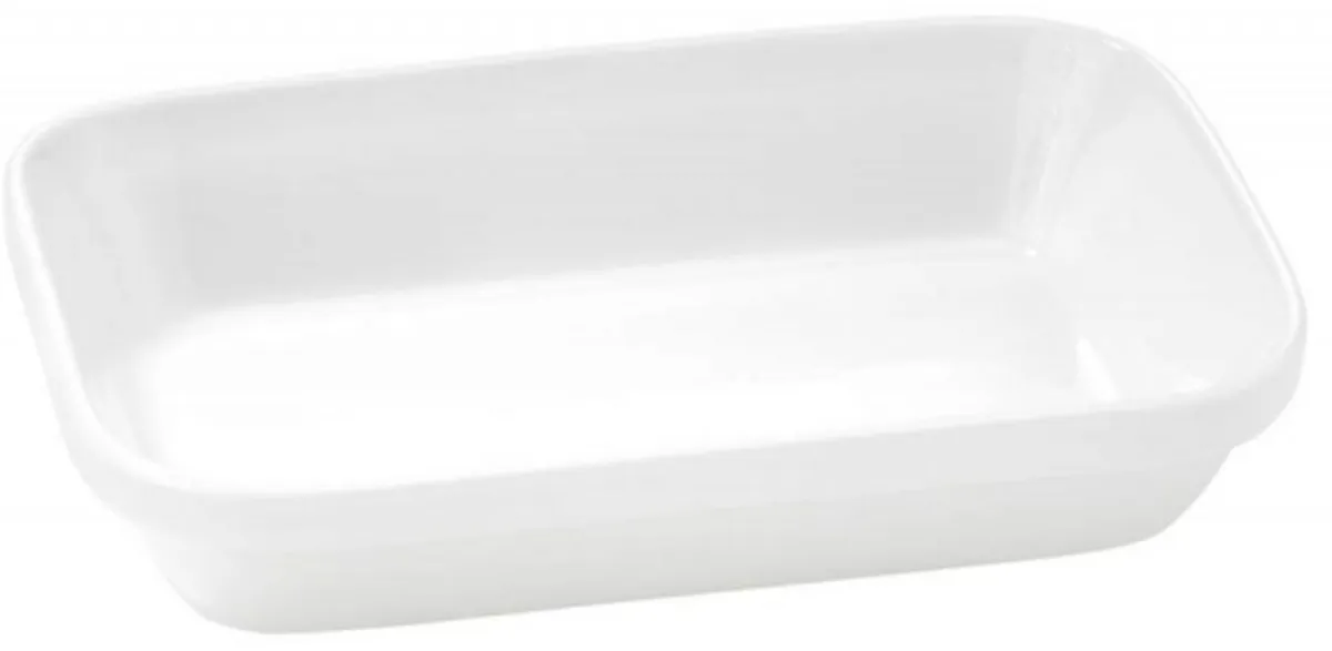 Ravier rectangulaire blanc porcelaine culinaire 19 cm Regithermie - enova New