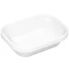 enova Ravier rectangulaire blanc porcelaine culinaire 16,5 cm Regithermie Online