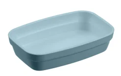 SAINT ROMAIN Ravier rectangulaire bleu ocean fibre végétale 14 cm Liliroc Sale