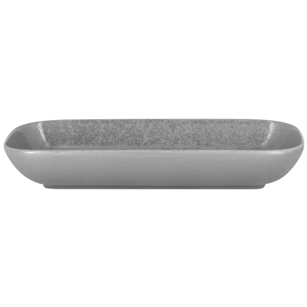 Ravier rectangulaire gris porcelaine vitrifiée 22 cm Shale - RAK Clearance