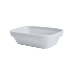 ESSENTIALS COLLECTION Ravier régithermie rond blanc porcelaine 12,8 cm Vitalia Hot