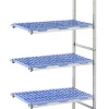 TOURNUS Rayonnage additionnel aluminium anodisé 155,3 cm x 175 cm 150 kg 4 étagères Outlet