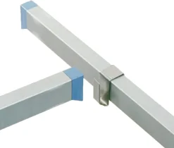 Rayonnage aluminium anodisé 99,2 cm x 175 cm 150 kg 4 étagères - TOURNUS New