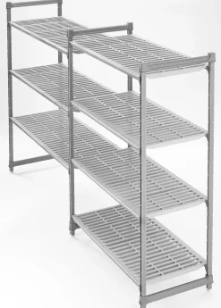 CAMBRO Rayonnage plastique 107 cm x 183 cm 800 kg 4 étagères Basics Plus Sale