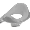 Aucune Réducteur de toilettes gris clair plastique New