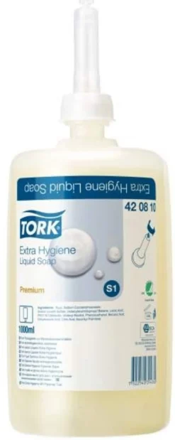 Recharge savon main liquide extra hygiénique 1 L 1000 doses (6 pièces) - TORK Clearance