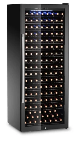 Refroidisseur vin 1 zone 230 bout. froid positif 224 bouteille(s) 15 niveaux - HENDI Discount