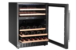 Refroidisseur vin 2 zones 44 bout. froid positif 46 bouteille(s) 5 niveaux - HENDI Outlet