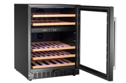Refroidisseur vin 2 zones 44 bout. froid positif 46 bouteille(s) 5 niveaux - HENDI Outlet