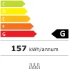 Refroidisseur vin 2 zones 83 bout. froid positif 91 bouteille(s) 9 niveaux - HENDI