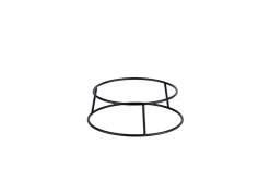 PRO.MUNDI Rehausse acier noir Ø 24,2 cm 8 cm Naro