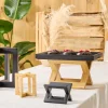 PRO.MUNDI Rehausse bambou noir 7x7x10 cm Oxstal (20 pièces) Hot