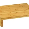 PRO.MUNDI Rehausse bambou 40x30x10 cm Oxstal (4 pièces) New