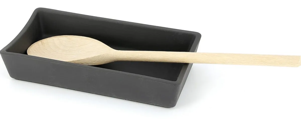 REVOL Repose cuillère rectangulaire noir porcelaine culinaire 19,7 cm ution 2 Clearance