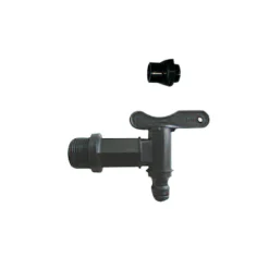 GILAC Robinet Sans couvercle noir plastique 12x6,5x7,5 cm Clearance
