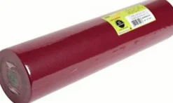 Rouleau tête à tête bordeaux plastique 0,4x24 m - Aucune Clearance