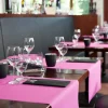 Rouleau tête à tête fuschia non tissé 0,4x24 m cel - DUNI