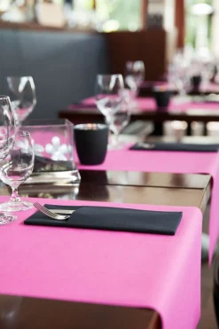 Rouleau tête à tête fuschia non tissé 0,4x24 m cel - DUNI