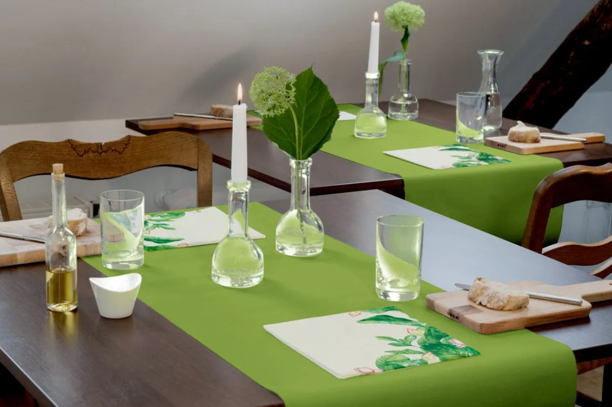 Rouleau tête à tête vert non tissé 24x0,4 m cel - DUNI Best