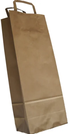 Sac bouteille papier brun 14x36 cm (250 pièces) - Aucune Outlet