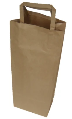 Sac bouteille papier brun 14x36 cm (250 pièces) - Aucune Outlet