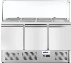 Saladette 3p 380l avec vitrine 380 L 3 compartiments - HENDI Sale
