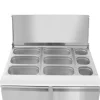 Saladette 2p 300l 300 L 2 compartiments - HENDI Best