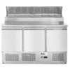 HENDI Saladette 3p 380l vitrine surelevee 380 L 3 compartiments Hot