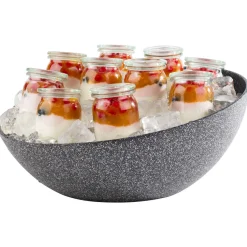 APS Saladier aluminium gris Ø 32,5 cm 14 cm 3 L Frostfire Clearance