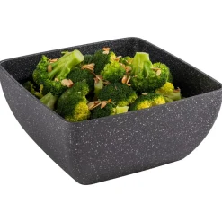 APS Saladier aluminium gris 25 cm x 12 cm 3,8 L Frostfire Hot
