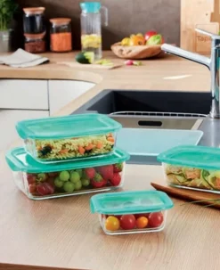 Saladier avec couvercle hermétique rond transparent verre trempé Ø 23 cm Keep'n Box - LUMINARC Outlet