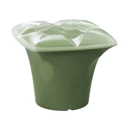 Saladier bol "gandot" vert fibre végétale 10 cm Liliroc - SAINT ROMAIN Hot