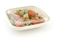 Aucune Saladier carré beige 17x17x3,7 cm 50 cl Be Pulp (50 pièces) Hot