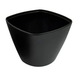 DALEBROOK Saladier carré noir mélamine 20 cm Mezze Sale