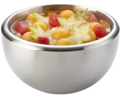 PRO.MUNDI Saladier double paroi rond inox Ø 19,5 cm Discount