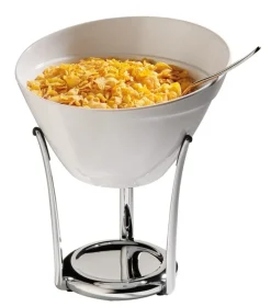 APS Saladier mélamine blanc Ø 24,5 cm 15 cm 2,5 L Balance Hot